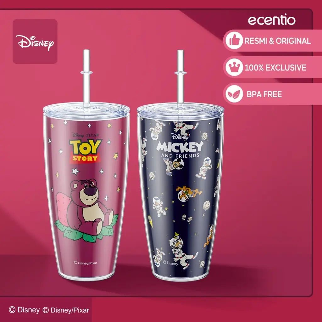 Ecentio Double-Walled Plastic Water Bottles Disney Edition (1).webp