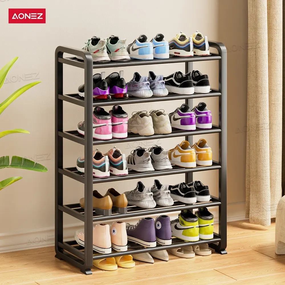 AONEZ Shoes Rack 5 Lawyer 60cm - Black.webp