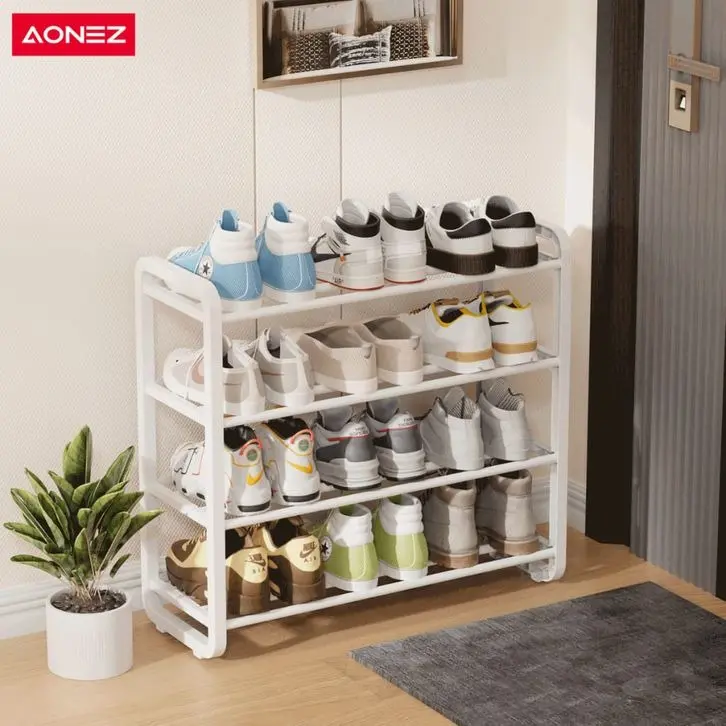 AONEZ Shoes Rack 4 Lawyer 60cm - White.webp