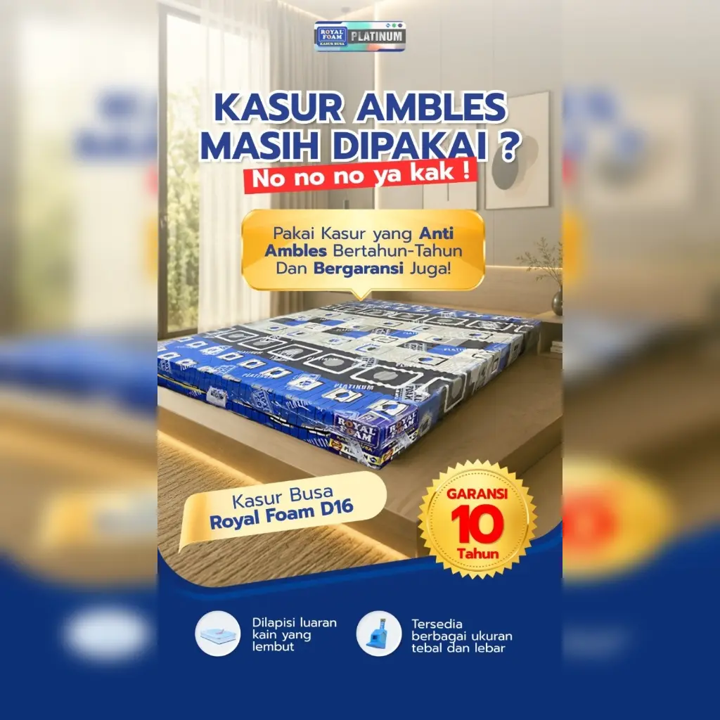 KASUR BUSA D16 ROYAL FOAM.webp