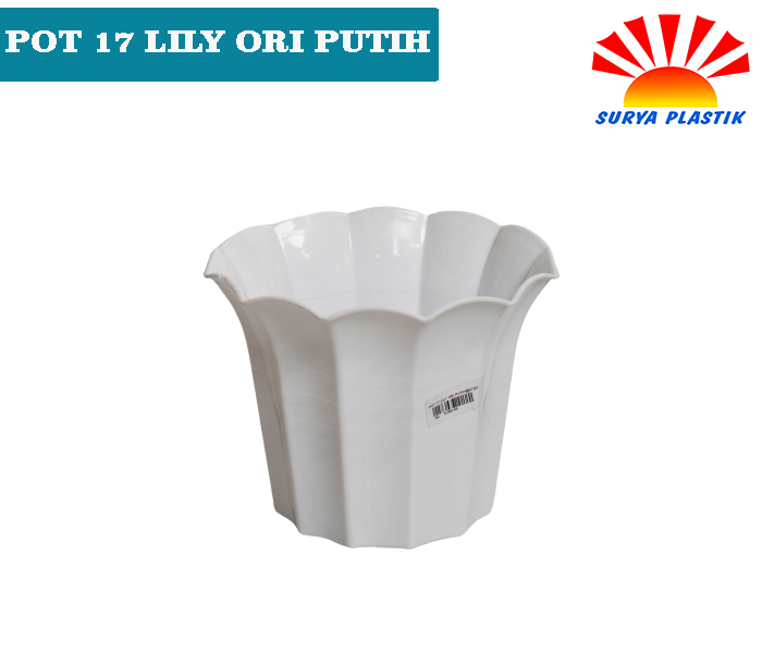 POT 17 LILY ORI PUTIH