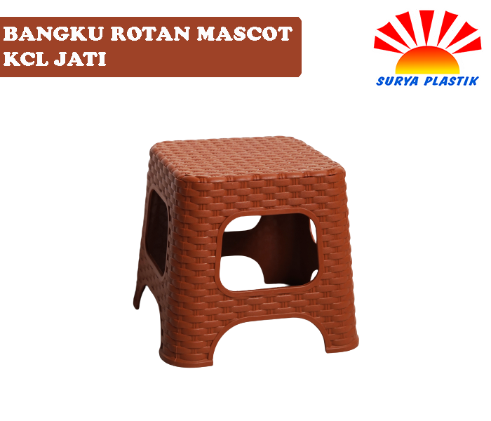 BANGKU ROTAN MASCOT KCL JATI