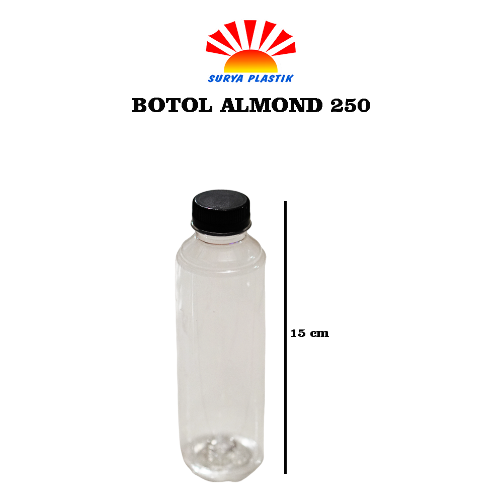 BOTOL ALMOND 250@140PCS