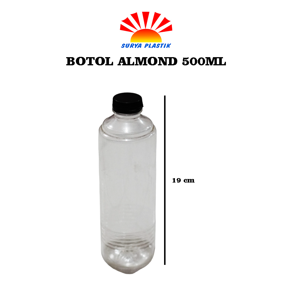 BOTOL ALMOND 500ML@100PCS