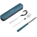 ECENTIO STAINLESS STEEL TABLEWARE SETS 3PCS ST3E_x0002_8701 DARK GREEN