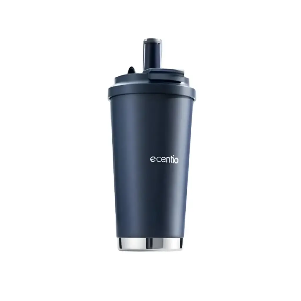 ECENTIO 580ML STAINLESS STEEL CUP WITH NOZZLE COVER