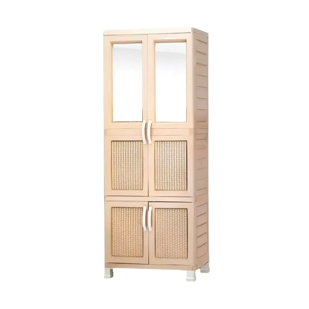 LEMARI KACA CABRO 5G11.2C CAPPUCINO NAPOLLY