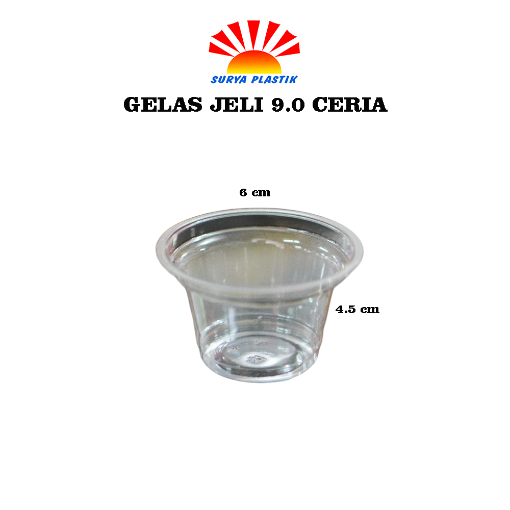 GELAS JELI 9.0 CERIA TNP TUTUP