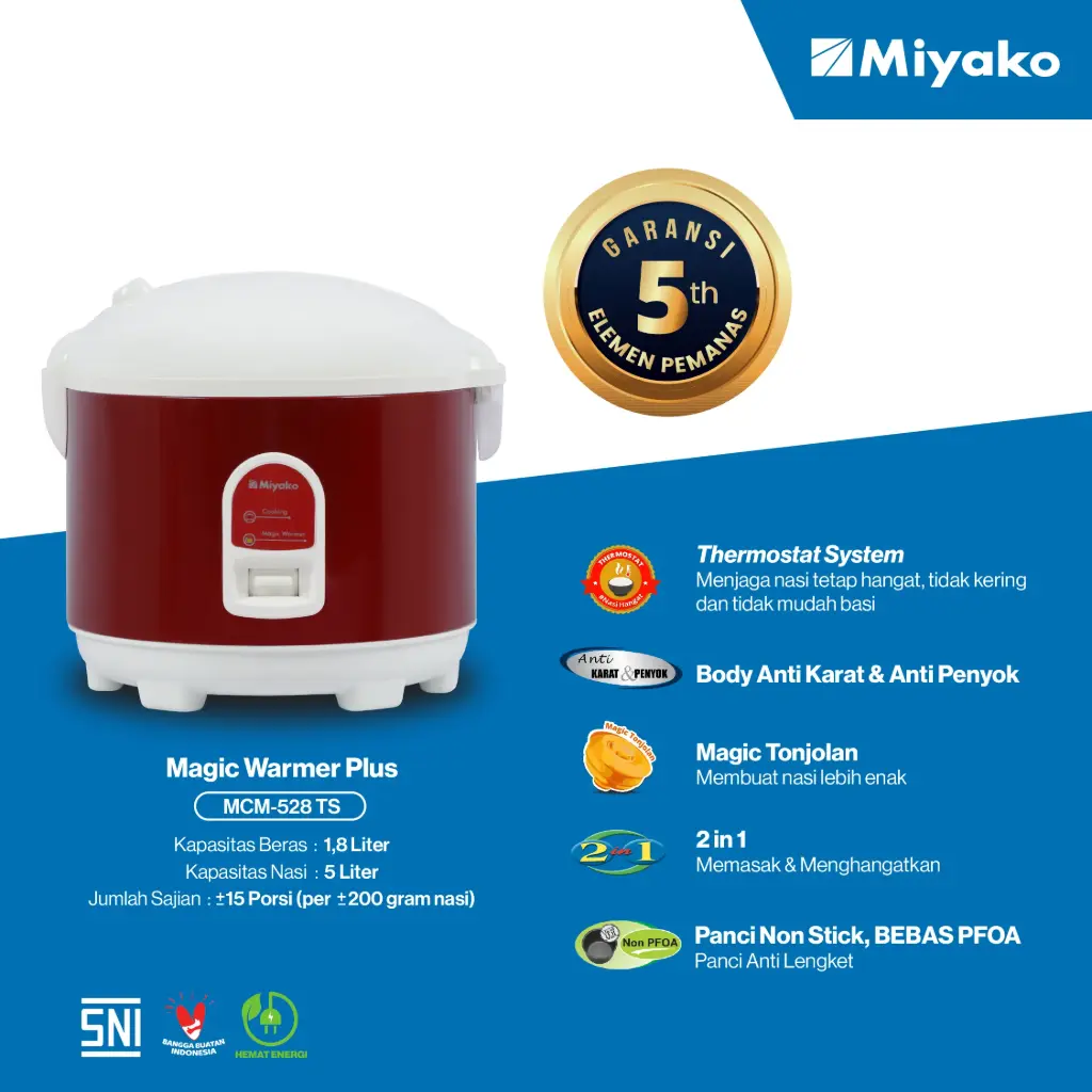 MAGIC COM MIYAKO MCM-528 TS