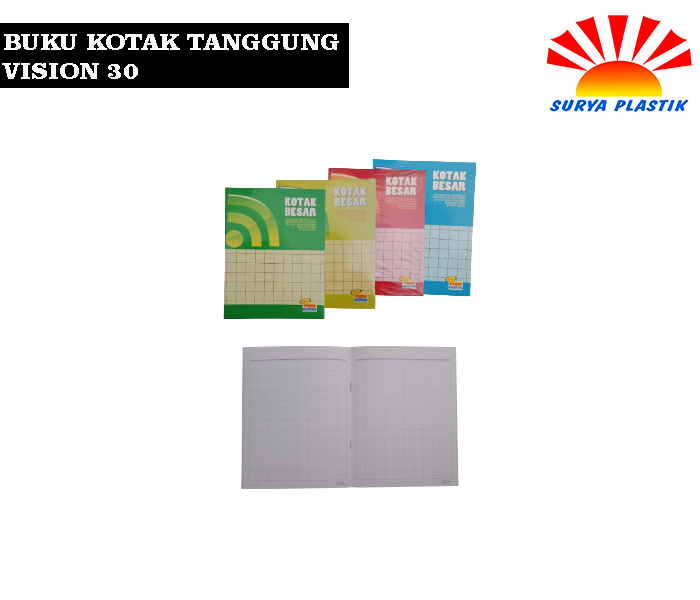 BUKU KOTAK TANGGUNG VIVION 30@10PCS