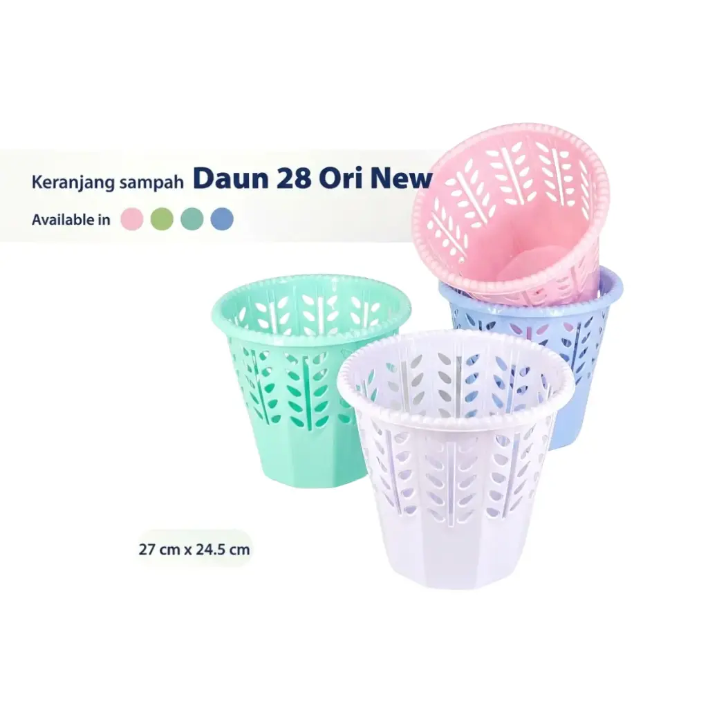 KERANJANG SAMPAH DAUN 28 ORI NEW