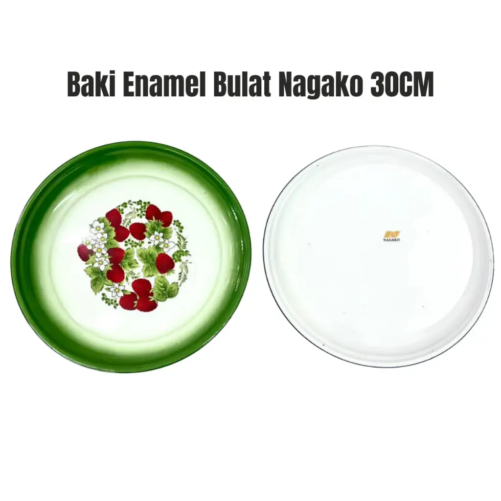 BAKI ENAMEL BULAT NAGAKO 30CM