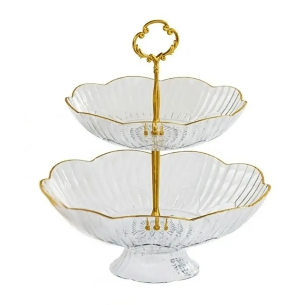 FRUIT PLATE TRANSPARAN SUSUN 2