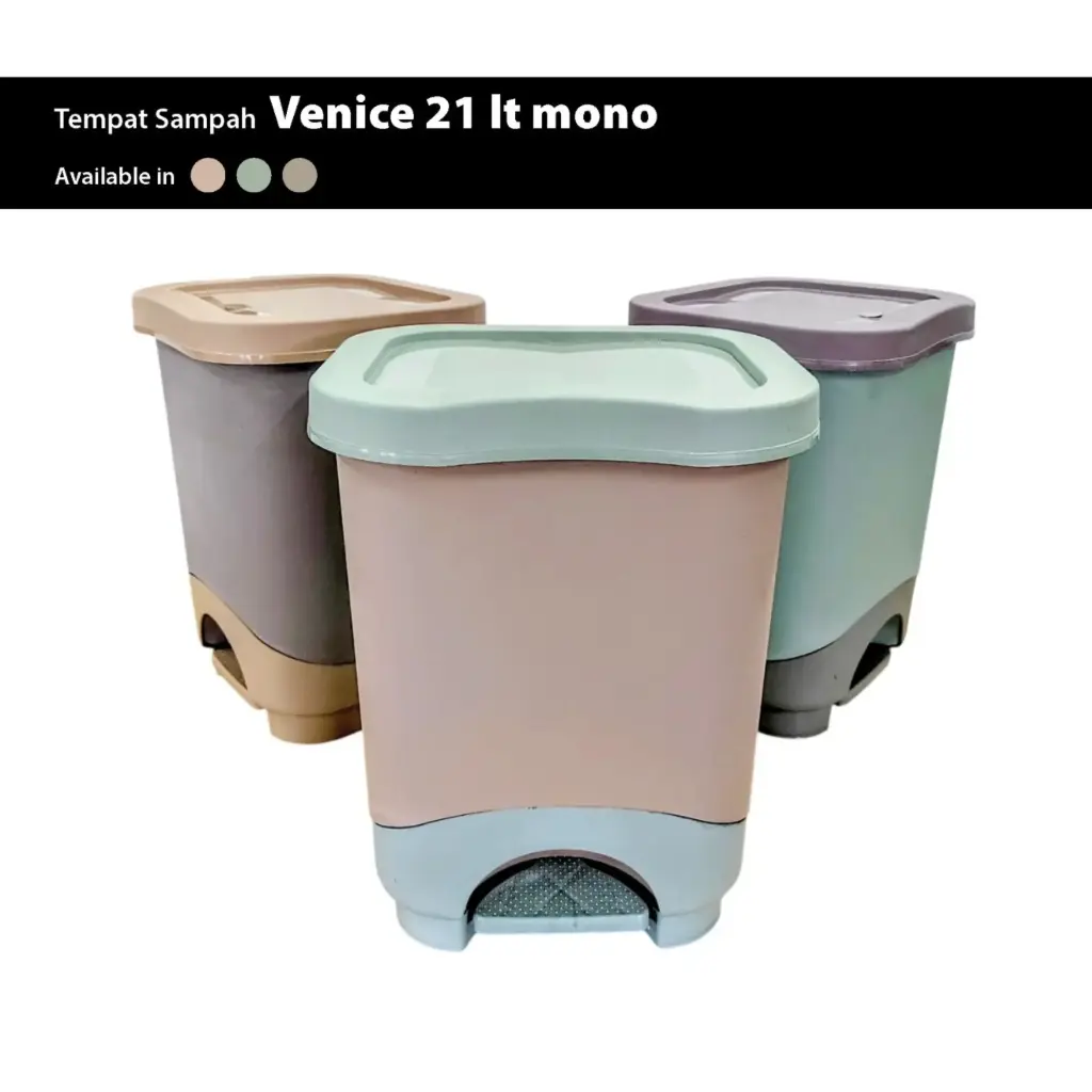 TEMPAT SAMPAH INJAK VENICE 21LITER