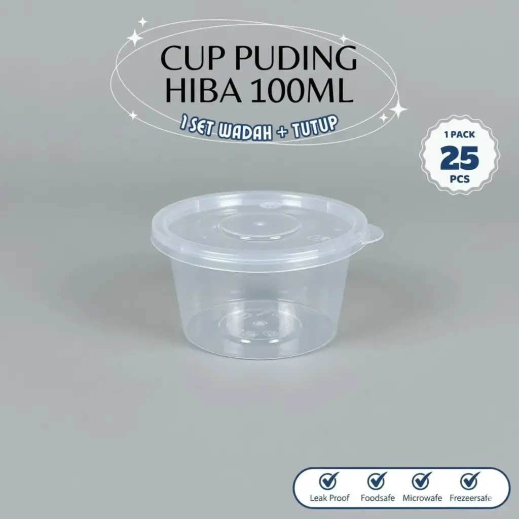 CUP PUDING HIBA 100ML
