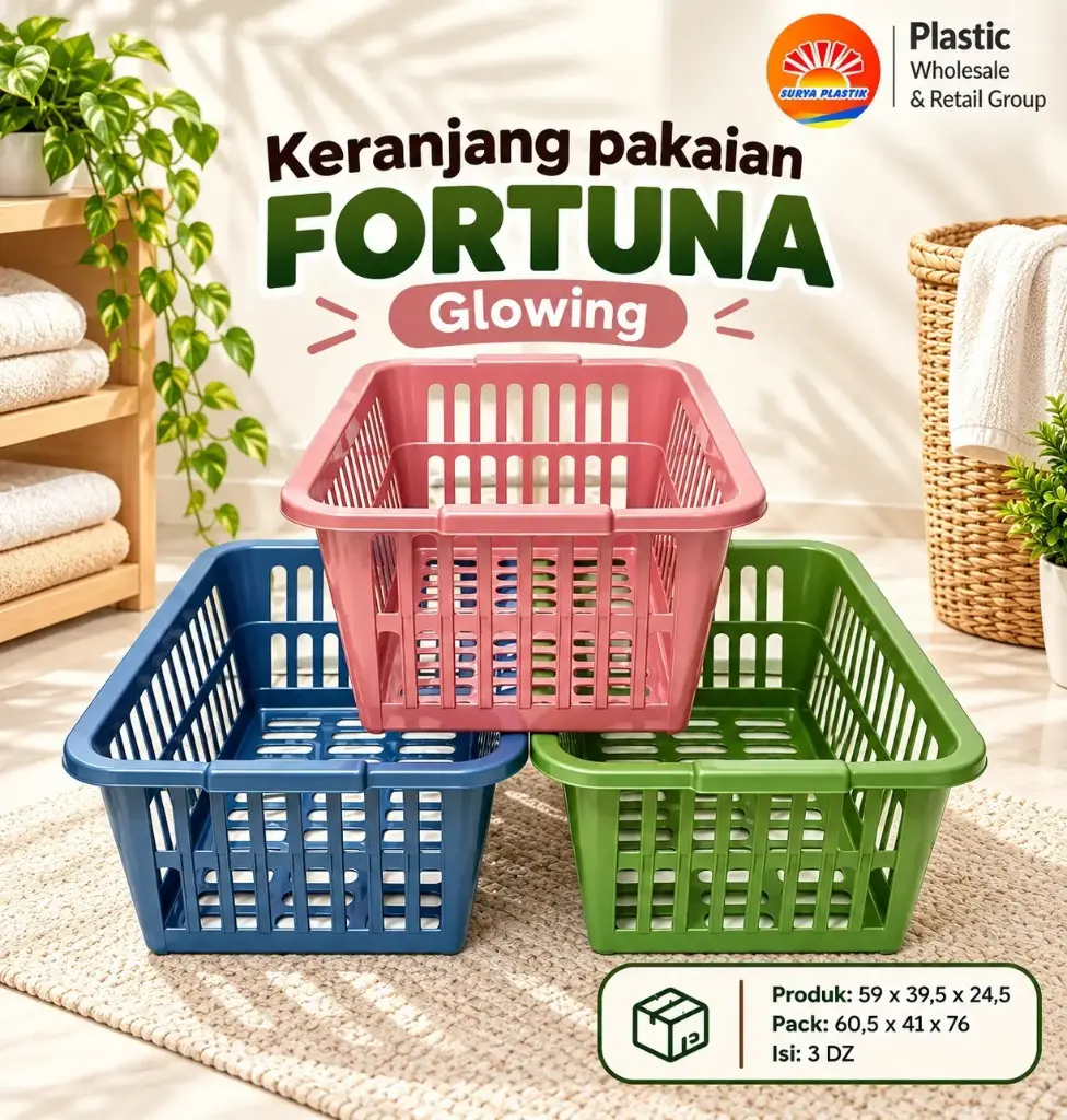 KERANJANG PAKAIAN FORTUNA GLOWING