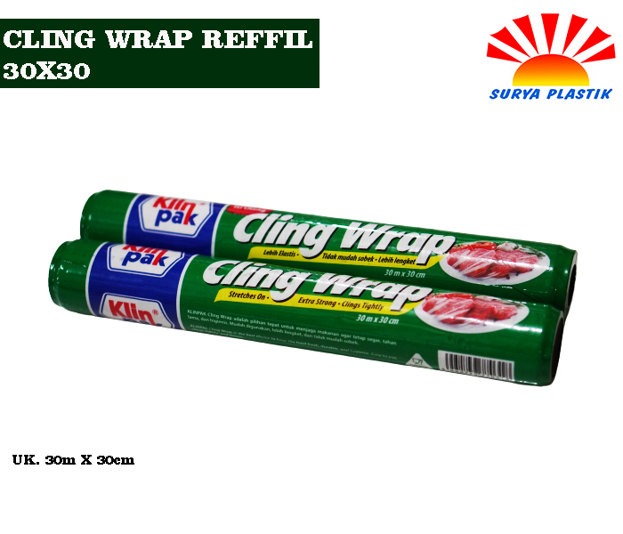 CLING WRAP REFFIL 30X30@2DZ
