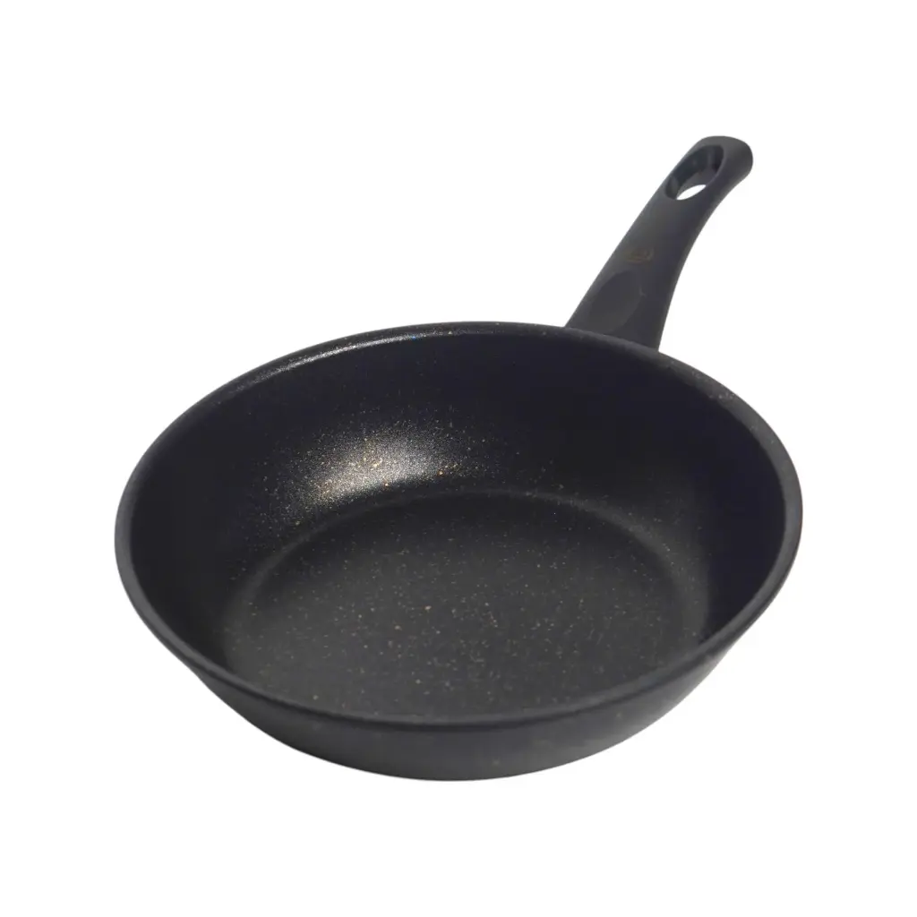 FRYPAN HITAM BINTIK GOLD 24CM C555-24@40PCS