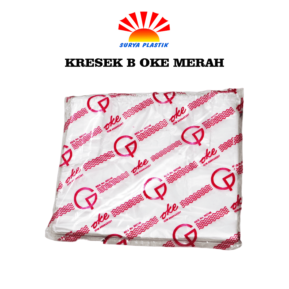 KRESEK B OKE MERAH@250PCS
