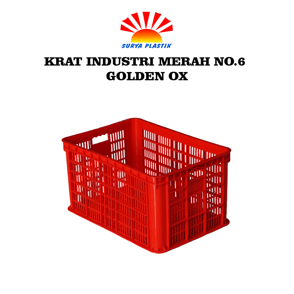 KRAT INDUSTRI MERAH NO 6 GOLDEN OX @6PCS