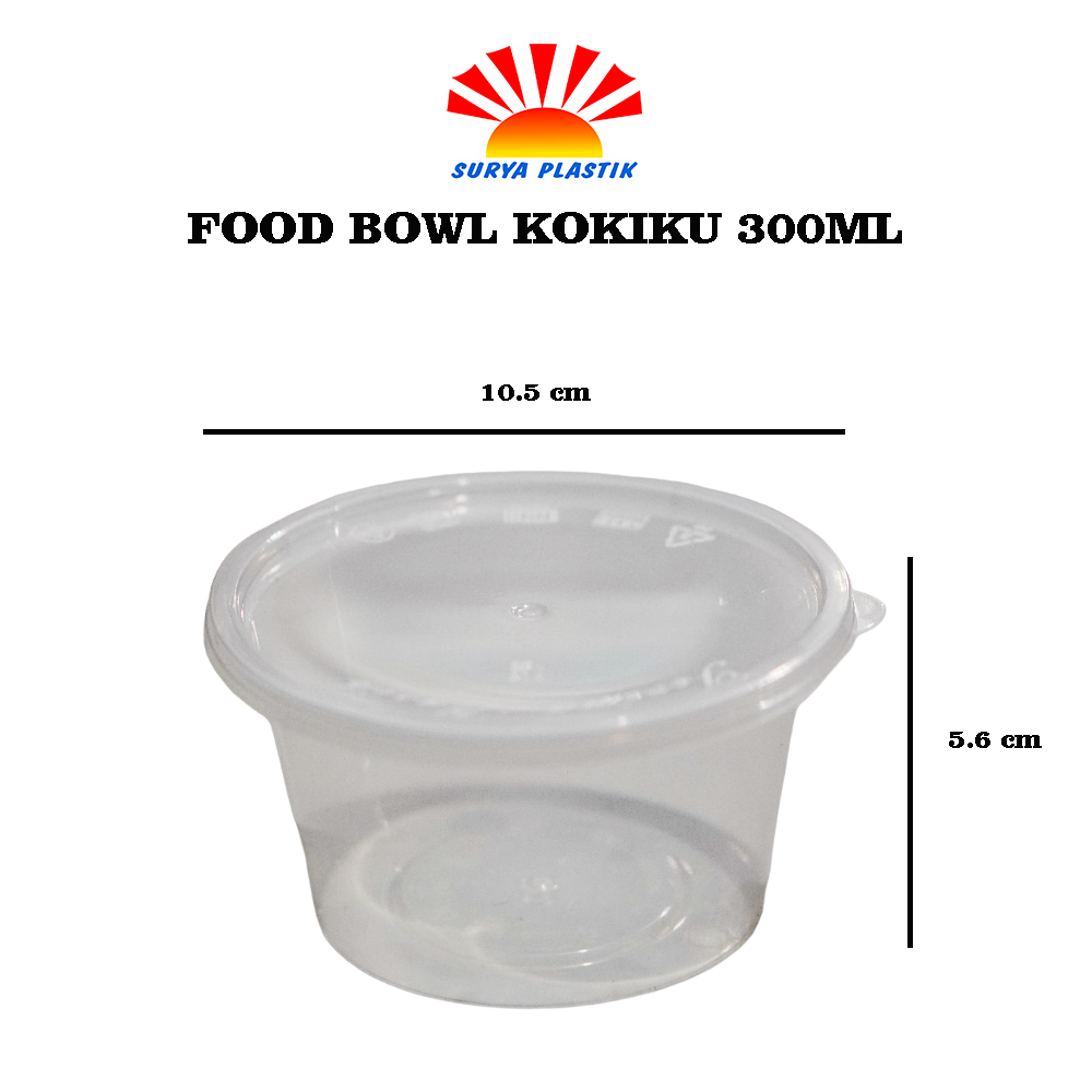 FOOD BOWL KOKIKU 300ML @20PACK