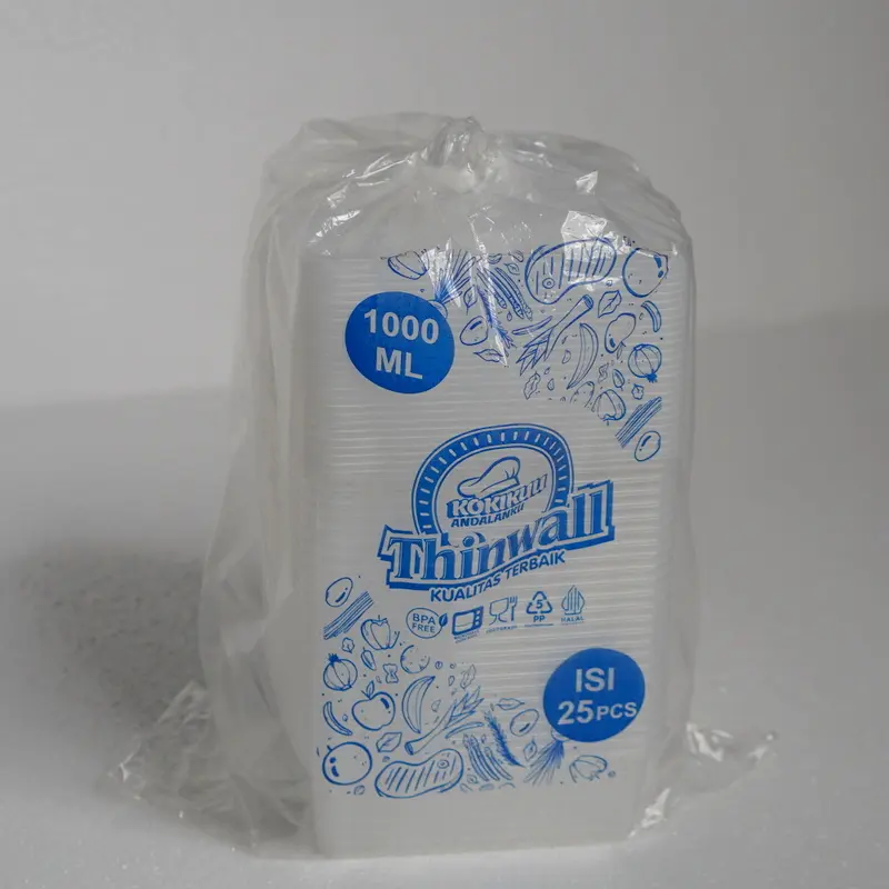 FOOD CONTAINER KOKIKU 1000ML@20PAK