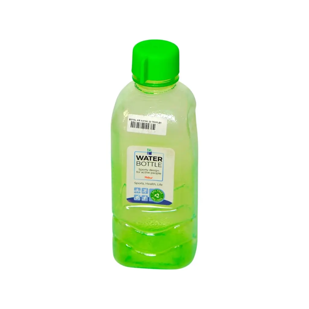 BOTOL AIR KOTAK 20 750ML@12DZ