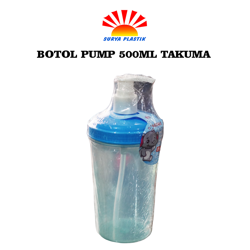BOTOL PUMP 500ML TAKUMA@16DZ