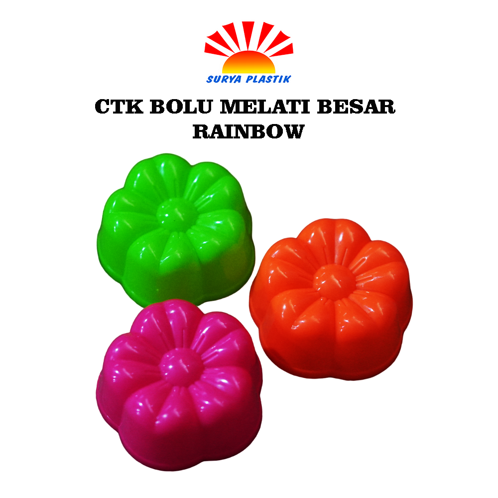 CTK BOLU MELATI BESAR RAINBOW @30GROSS