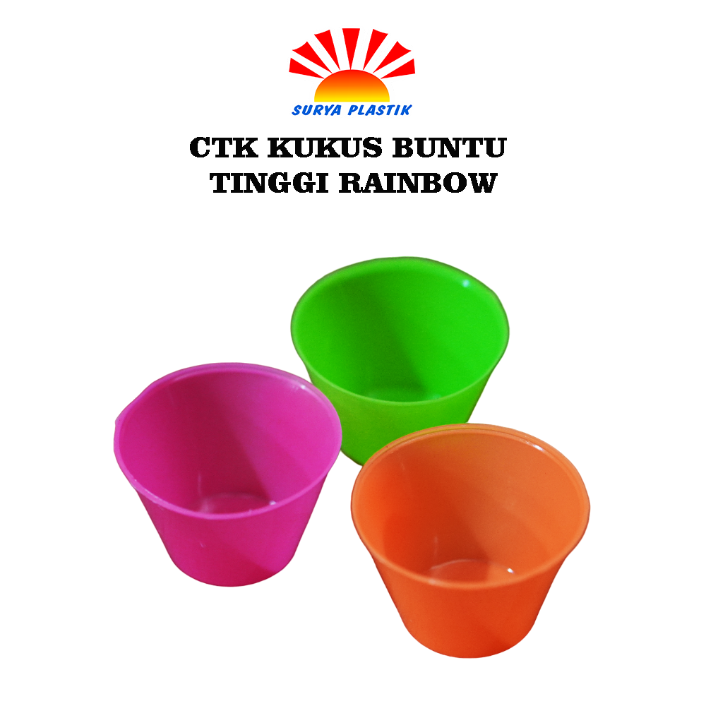 CTK KUKUS BUNTU TINGGI RAINBOW @32GROSS