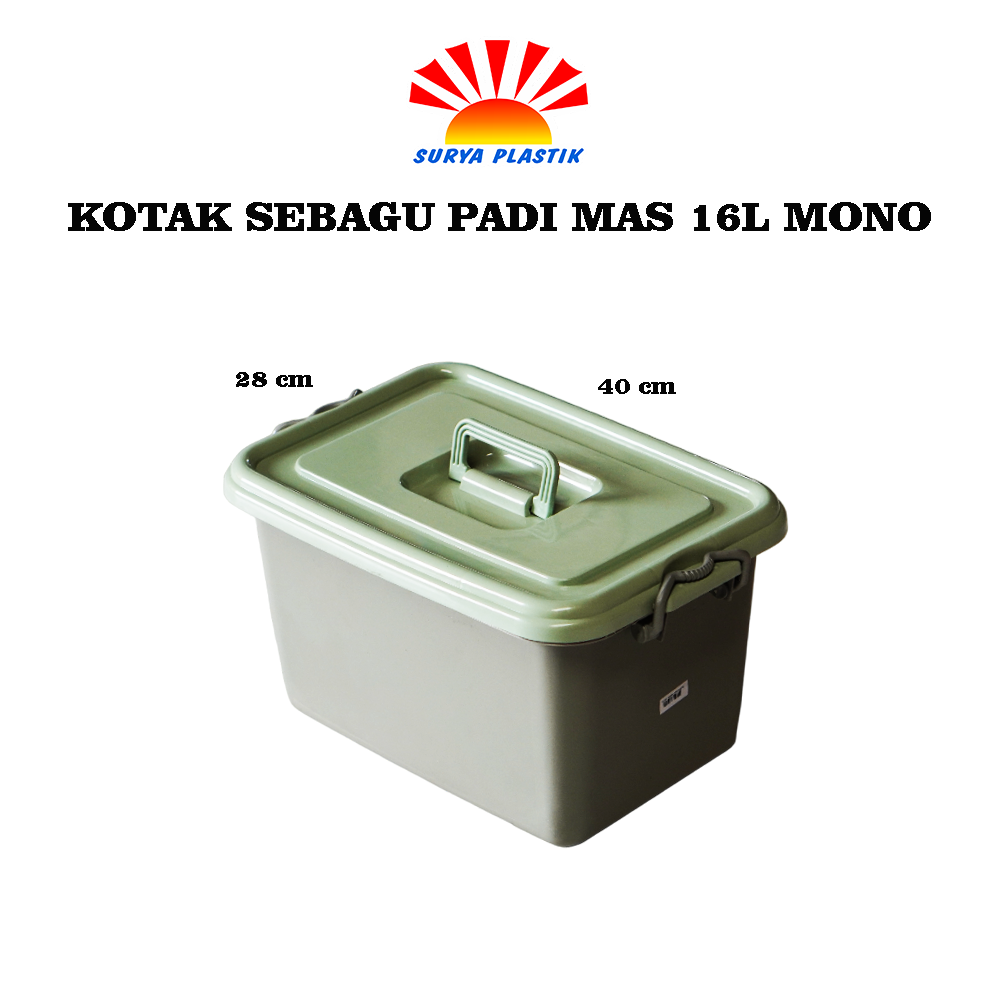 KOTAK SEBAGU PADI MAS 16L MONO @3DZN