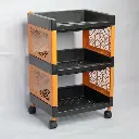 RAK SERBAGUNA BTS HITAM S/3 LD-2689