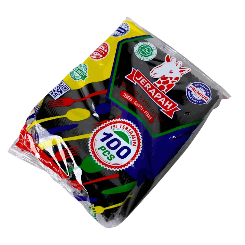 SENDOK MAKAN DOP HITAM JERAPAH
