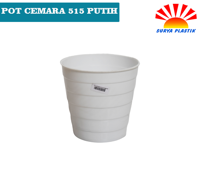 POT CEMARA 515 PUTIH