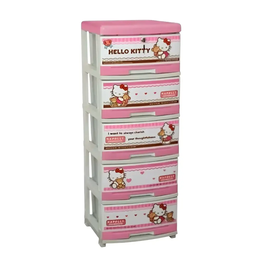 LEMARI LACI S/5 SFC2-5000 HELLO KITTY NAPOLY