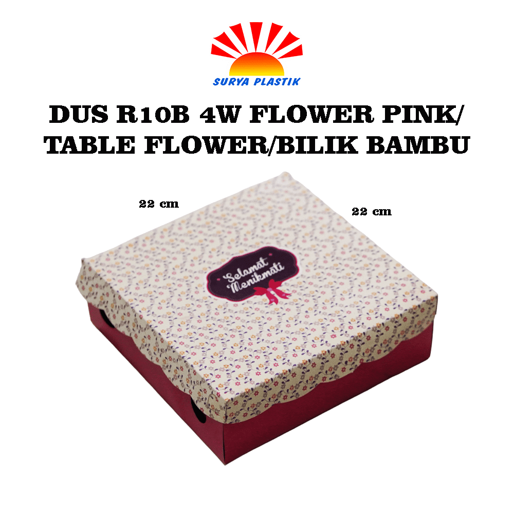 DUS R10B 4W FLOWER PINK/TABLE FLOWER/BILIK BAMBU