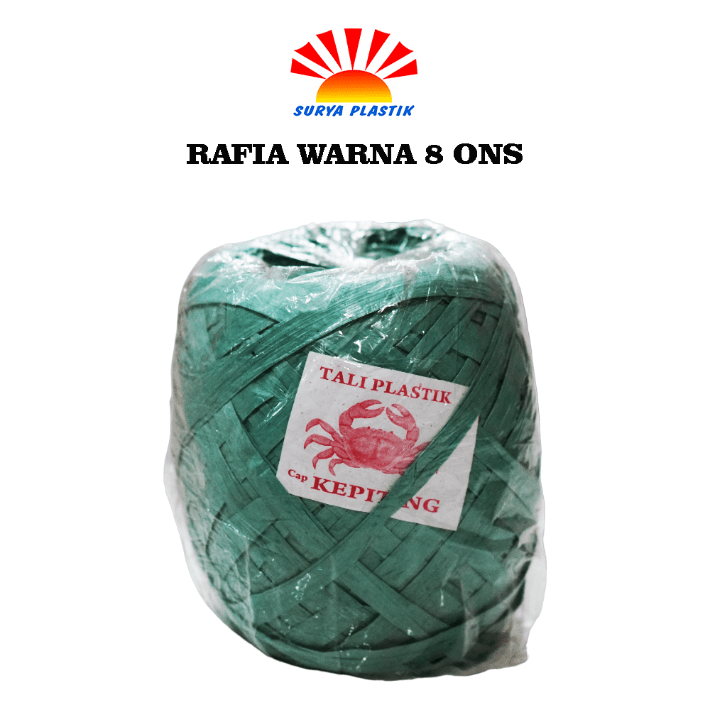 RAFIA WARNA 8 ONS