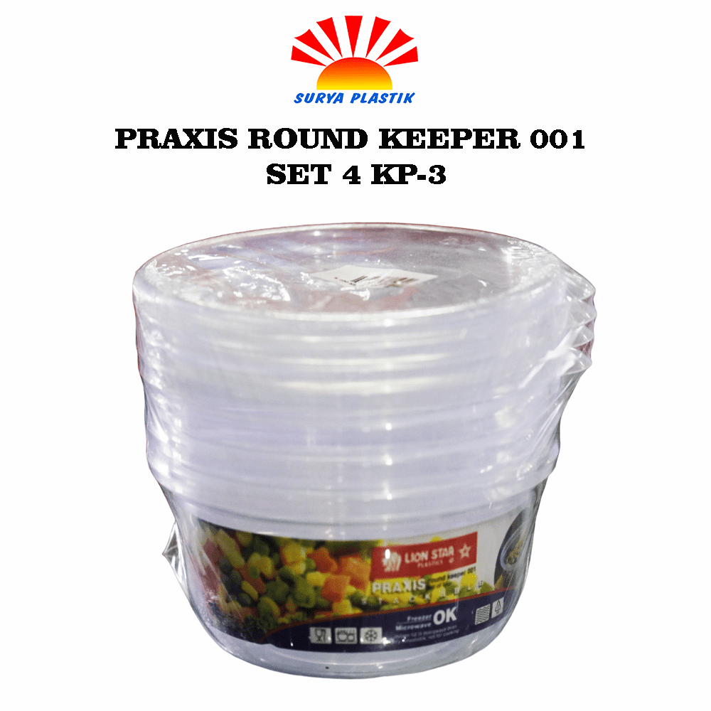 PRAXIS ROUND KEEPER 001 SET 4 KP