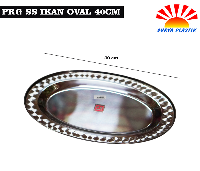 PRG SS IKAN OVAL 40CM@2DZ