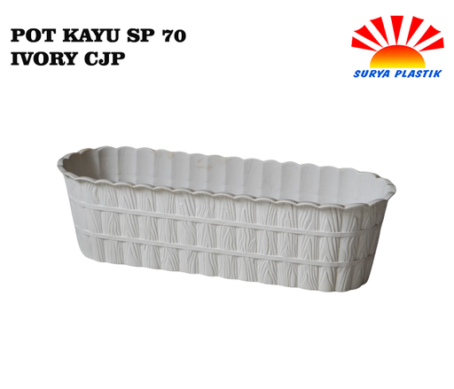 [1701] POT KAYU SP 70 IVORY CJP