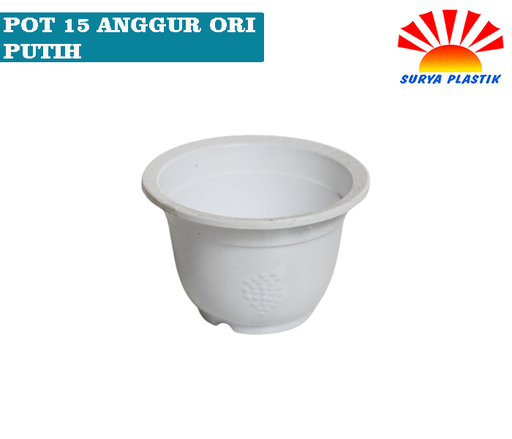 [1738] POT 17 ANGGUR PUTIH ORI@36DZ