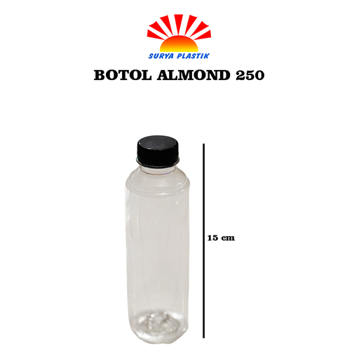 [1902] BOTOL ALMOND 250@140PCS
