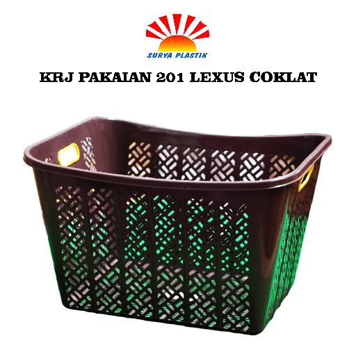 [1914] KRJ PAKAIAN 201 LEXUS COKLAT @3DZ