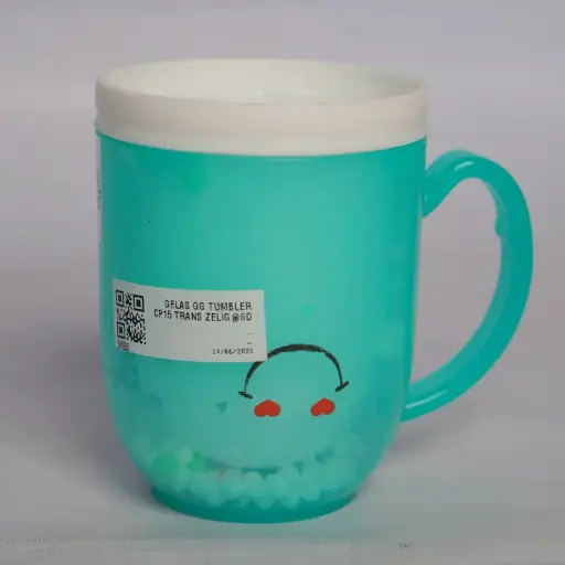 [9490] GELAS GG TUMBLER CP15 TRANS ZELIG@6DZ