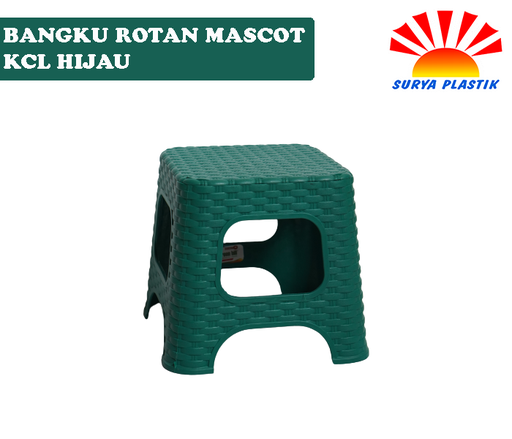 [2537] BANGKU ROTAN MASCOT KCL HIJAU