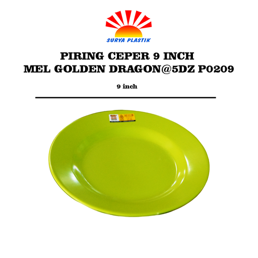 [2664] PRG CEPER 9 INCH MEL GOLDEN DRAGON P0209@5DZ