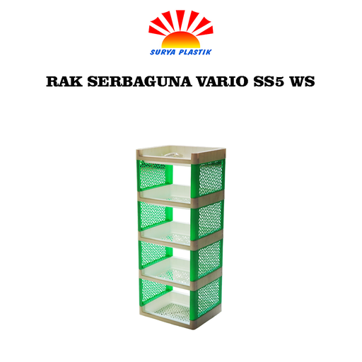 [2760] RAK SERBAGUNA VARIO S/5 GOLD WS@6 SET