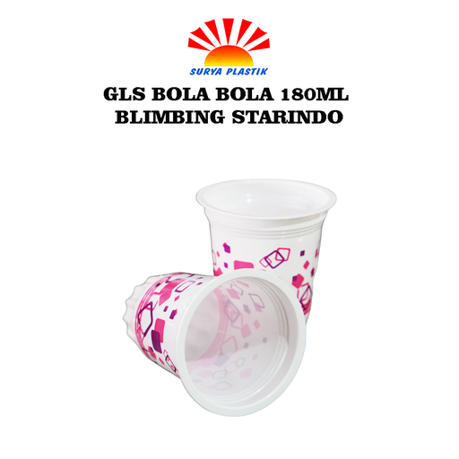 [2989] GLS BOLA BOLA 180ML BLIMBING STARINDO @40SLOP