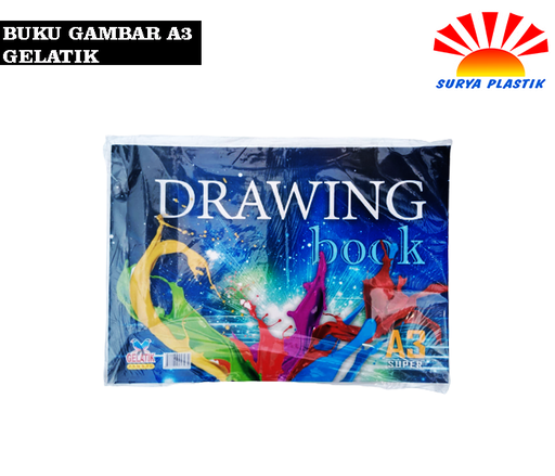 [3056] BUKU GAMBAR A3 GELATIK @10PCS