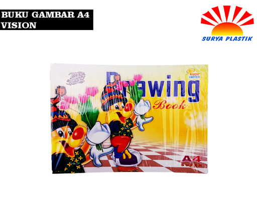 [3058] BUKU GAMBAR A4 VISION @10PCS